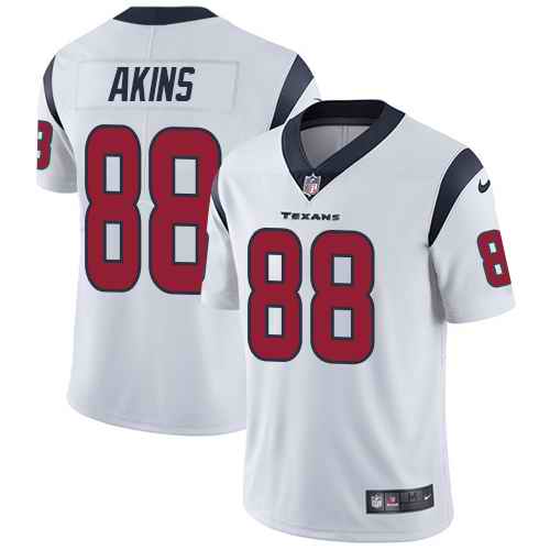 Nike Men & Women & Youth Texans 88 Jordan Akins White NFL Vapor Untouchable Limited Jersey,We sell and wholesale Nike Men & Women & Youth Texans 88 Jordan Akins White NFL Vapor Untouchable Limited Jersey on line form chian!